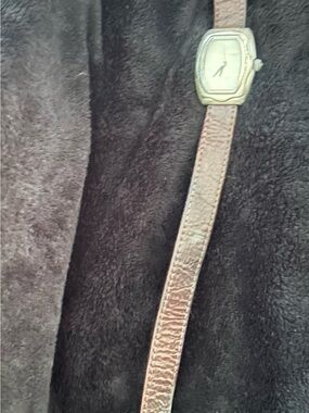 Silpada Brown Leather Wrap Watch